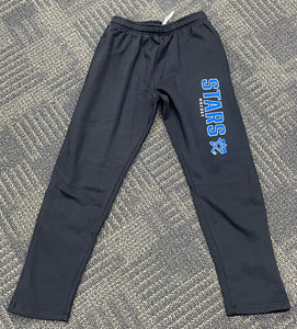 Black Stars Hockey Sweatpants
