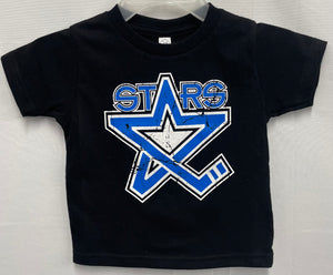 Toddler Black Distressed Logo T-shirt