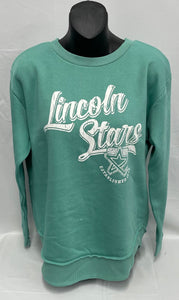 Women's Saltwater Lincoln Stars, Logo Est 1996 Crewneck