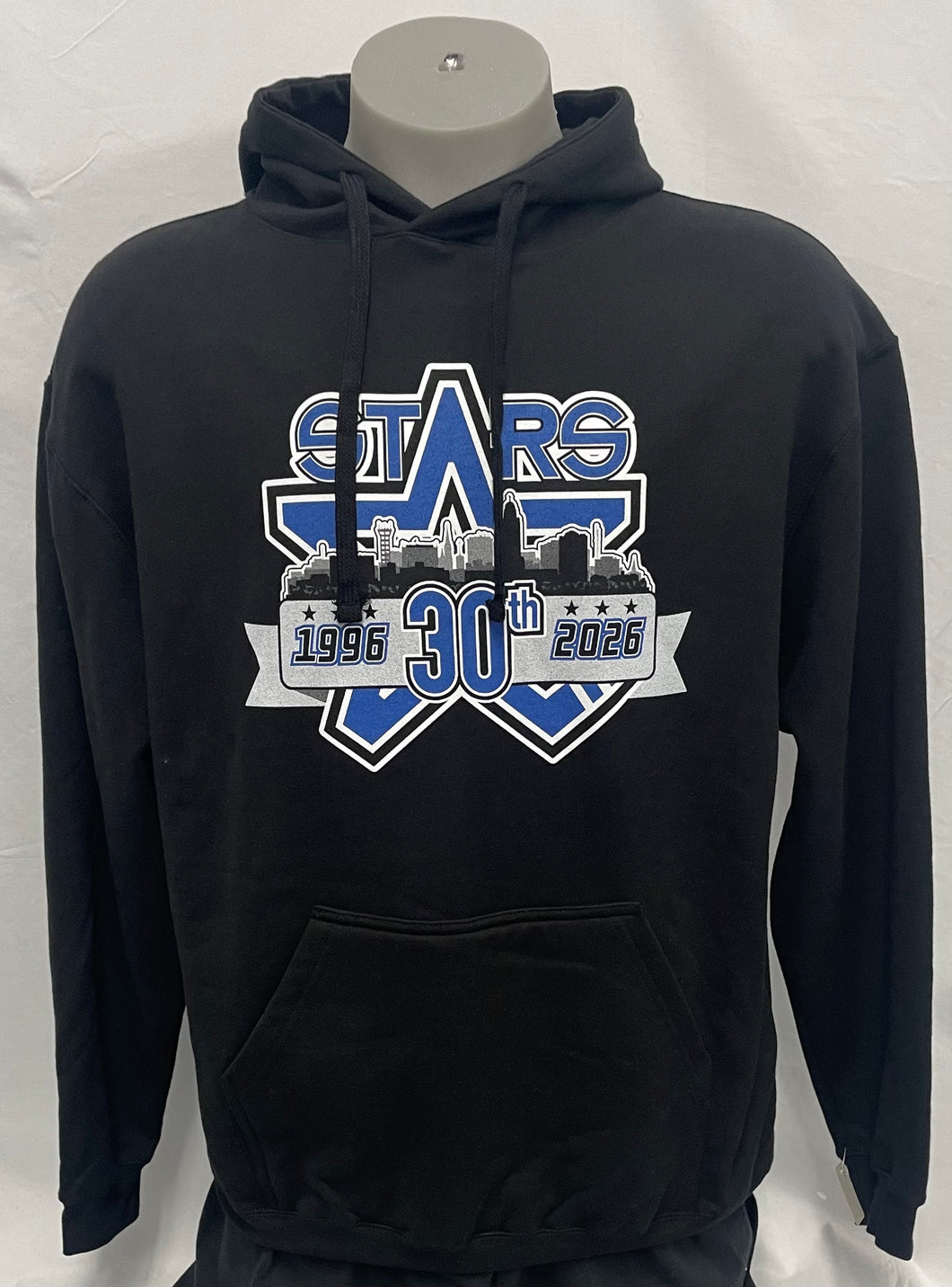Black 30th Anniversary Logo Hoodie