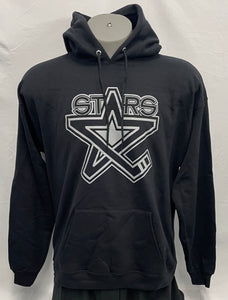 Black/Gray Logo Hoodie