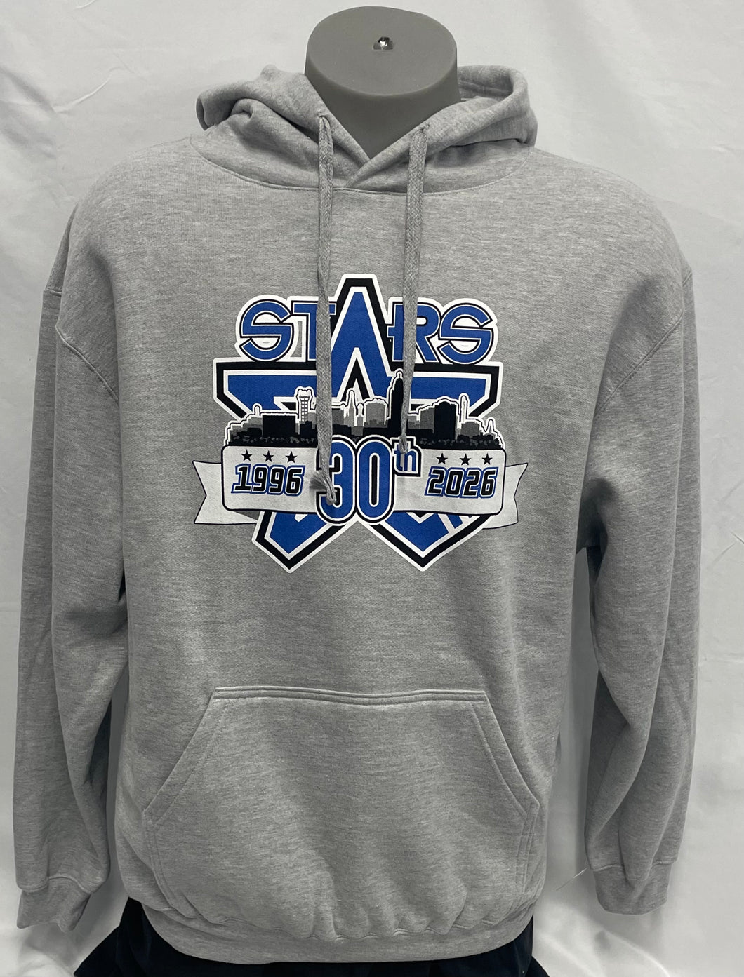 Gray 30th Anniversary Logo Hoodie
