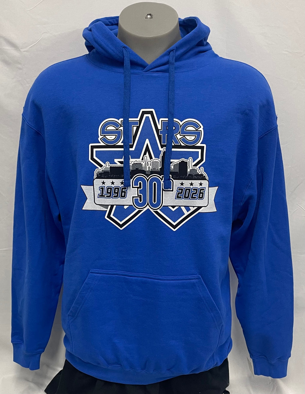 Blue 30th Anniversary Logo Hoodie