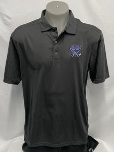 Gray Left Chest Logo Polo