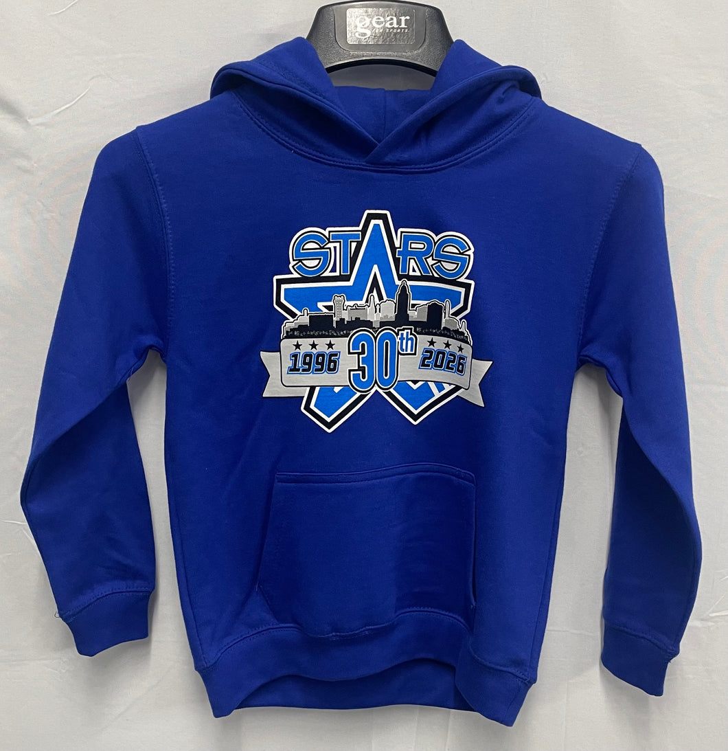 Youth Blue 30th Anniversary Logo Hoodie