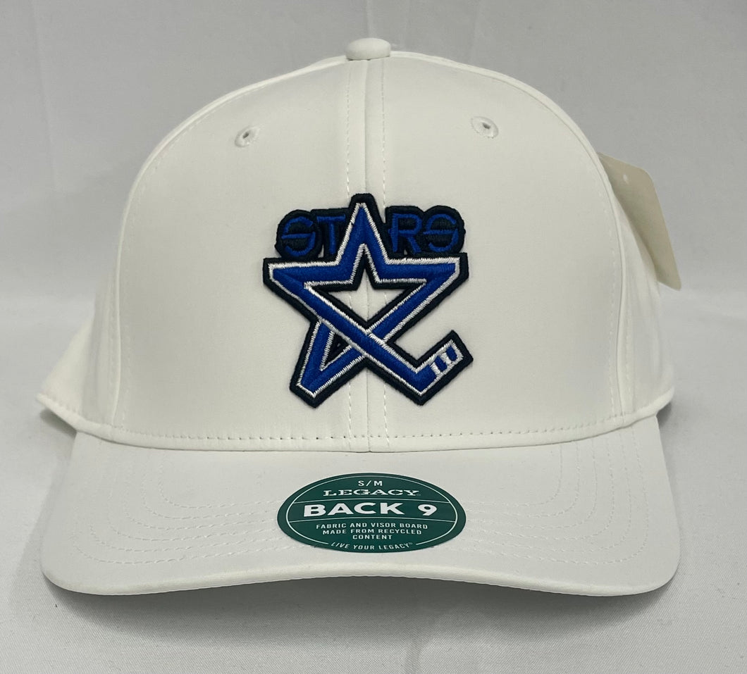 White Stars Logo Fitted Hat