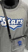 Load image into Gallery viewer, Stars Logo Clear Crossbody Bag
