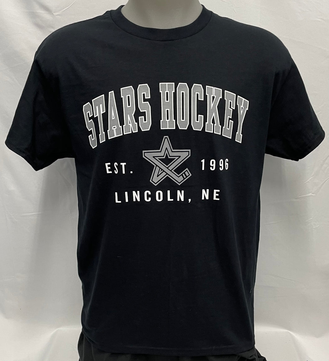 Black Stars Hockey Est 1996 Lincoln, NE T-shirt