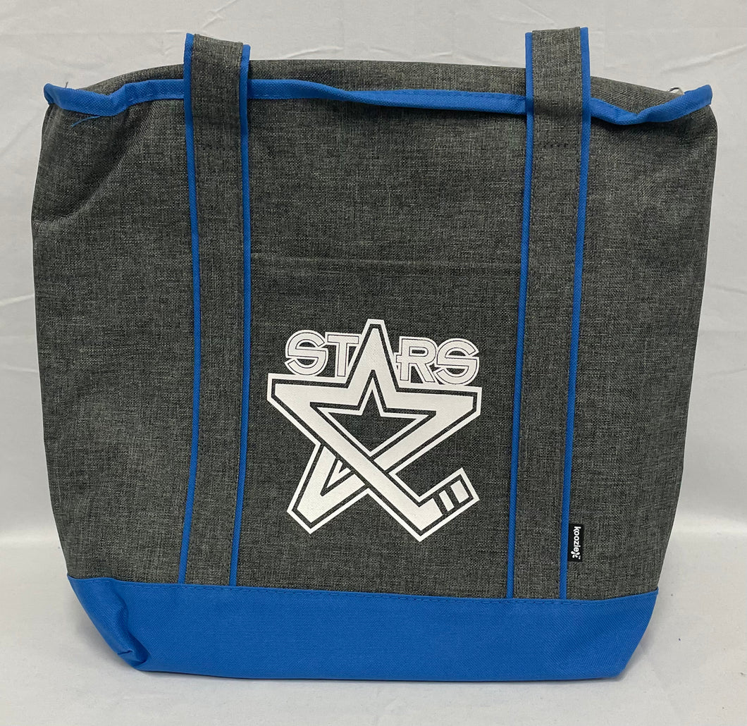 Charcoal and Blue Stars Cooler