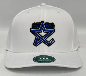 White Stars Logo Fitted Hat