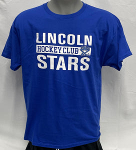 Blue Lincoln Stars Hockey Club T-shirt