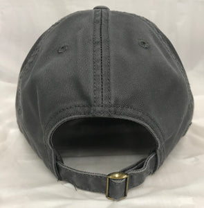 Gray Adjustable Hat with Standard Logo