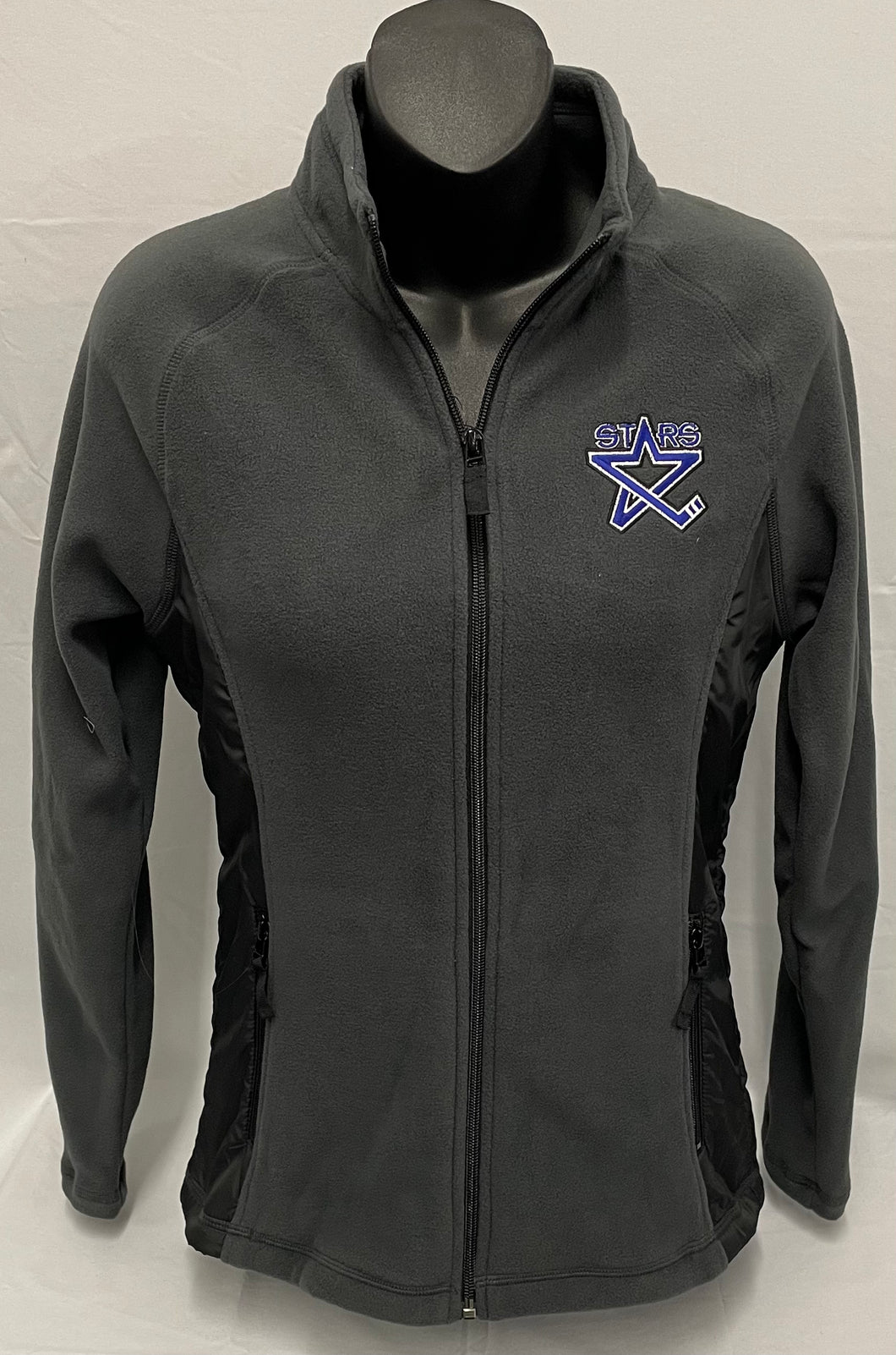 Women's Charcoal/Black Fleece Jacket