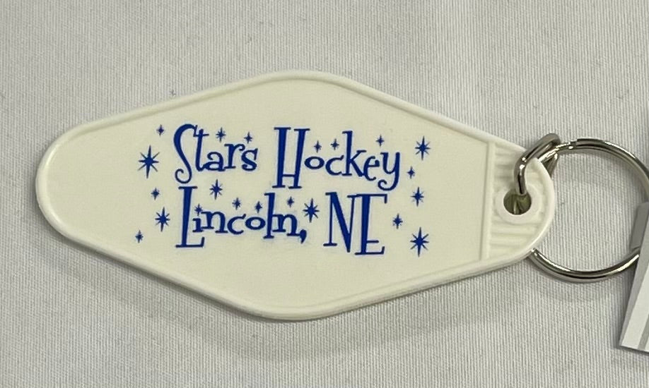 Retro Motel Style Keychain