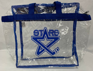 Clear Zippered Tote Bag